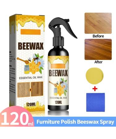 Beeswax Spray Furniture Polish 120ml - Premium Beeswax Polish for Wooden Floors & Furniture Refinishing Care - Buy Online on GoSupps.com