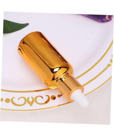 Gogogmee 1pc Essential Oil Dropper Bottle Perfume Drop Bottle Refillable Bottle Medical Dropper Bottle Essential Oil Perfume Refillable Drop Bottle Essential Oil Bottle Lab Pipette Bottle 9.4x2.8cm Golden - Buy Online on GoSupps.com