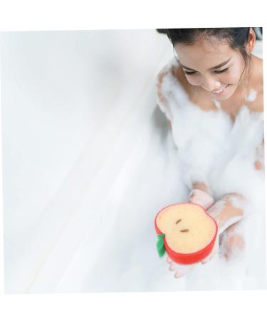 Housoutil 8 Pcs Child Bath Loofah & Exfoliating Sponge Set | Cartoon Fruit Shower Balls for Kids - Soft & Safe Bathing Essentials - Buy Online on GoSupps.com