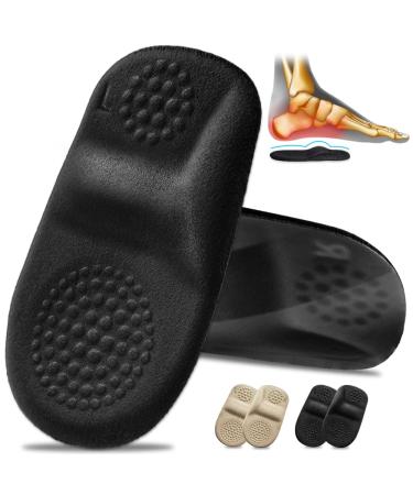 Skyfoot Plantar Fasciitis Inserts Heel Pads Cushions for Achilles Tendinitis Heel Cups for Heel Pain Heel Spurs Heel Lifts for Women & Men - Two Pairs (Large)