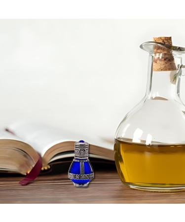 Buy Spikenard Anointing Prayer Oil - 0.24fl.oz in Reusable Blue Cobalt Glass Vial | International Shipping Available - Buy Online on GoSupps.com