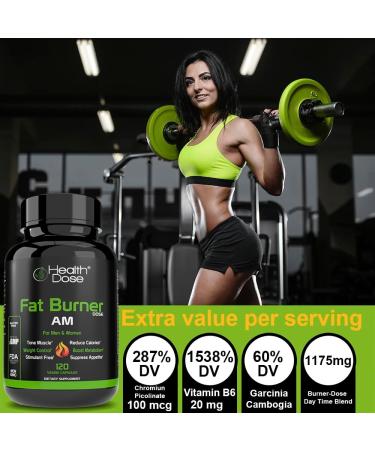 Natural Weight Management Supplement with Green Tea, L-Carnitine, Garcinia Cambogia & Apple Cider Vinegar - 120 Capsules - Buy Online on GoSupps.com
