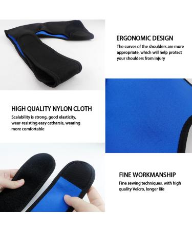 FERCAISH Adjustable Shoulder Brace for Sports & Sleeping | Chronic Tendinitis Relief | Breathable Protective Gear (L - Buy Online on GoSupps.com