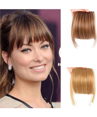 BOKIOESDE Clip in Air Bangs High Temperature Wire Hair Extension Clamp Fringe Hairpiece Type13 - Buy Online on GoSupps.com