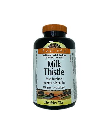 Holista Milk Thistle 150 mg 240 softgels