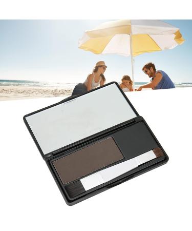 Hair Shadow Powder - Root Touch Up for Thinning Hair | Dark Brown Hair Concealer & Eyebrow Makeup Powder - Instant Coverage for Men - Buy Online on GoSupps.com