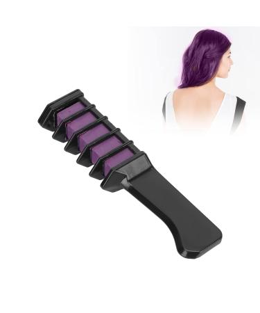 Hair Chamber Comb - Professional Portable Temporary Hair Color Dye (Violet) | Washable Hair Chalk for Parties & Family Reunions - Buy Online on GoSupps.com