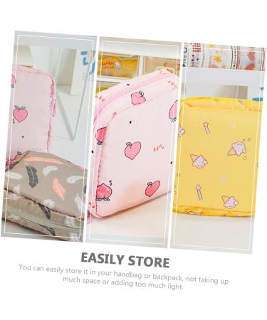 12 pcs Cotton Menstrual Bag Set | Women's Bandages & Tampon Holder | Dustproof Oxford Travel Storage Bags - Buy Online on GoSupps.com