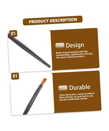 NOLITOY 100pcs Mini Lip Brush Set - Portable Makeup Applicator Eyelash & Lipstick Brushes for Women - Perfect for Travel - Buy Online on GoSupps.com