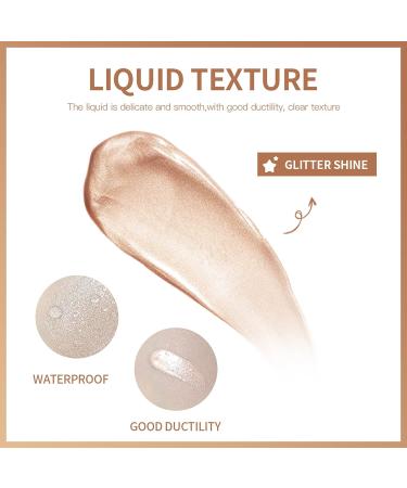 DAGEDA Liquid Highlighter- Beauty Glow Body Shimmer - Waterproof & Longlasting Face & Body Highlighter Makeup (Starlight) - Buy Online on GoSupps.com