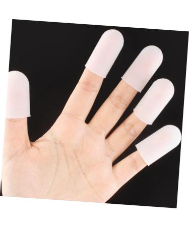 FRCOLOR 5 Pairs Finger Protector Pads - Durable Finger Covers & Toe Sleeves for Guitar - Gel Cushion & Corn Protection - Elastic White - Buy Online on GoSupps.com