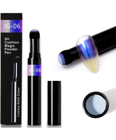 Roseflower 6 Sticks Air Cushion Chrome Powder Pencil - Holographic Nail Powder for Shiny Metallic Mirror Effect - Durable DIY Nail Art Tool - Buy Online on GoSupps.com