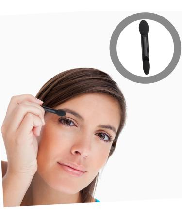 PLAFOPE 10pcs Dual Sided Eye Shadow Brush Eyeshadow Stick Brush Paupi re Sponge Eyeshadow Brush Kit Black - Buy Online on GoSupps.com