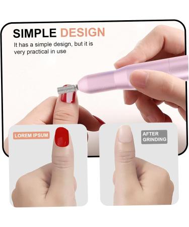 1 Set Polisher Nail File Manicure Aluminum Alloy 11.2X2X2CM Rose Gold - Buy Online on GoSupps.com