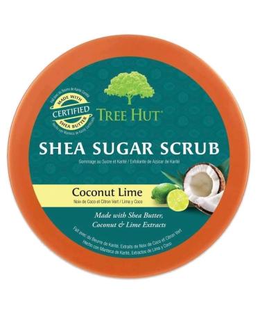 Tree Hut Shea Sugar Body Scrub Watermelon Coconut Lime 18oz 2PK with Makeup Remover Wipe - Set of 3 - Buy Online on GoSupps.com