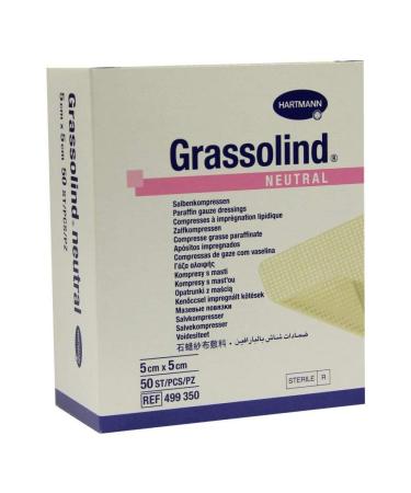 Grassolind ointment compresses 5x5 cm sterile
