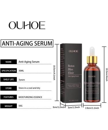 Botox Bliss Elixir Anti Aging Serum Botox Stock Solution Facial Serum Anti Aging Face Tightening Boost Skin Collage (3Pcs) - Buy Online on GoSupps.com