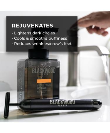 Blackwood For Men Eye Roller - Anti-Aging Skincare Massager for Puffy Eyes & Dark Circles - Spa Jade Roller Alternative - Buy Online on GoSupps.com