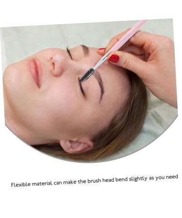 Minkissy Eyelash & Brow Brush - Best Makeup Tool for Perfect Eyebrows & Lashes | Pink Cosmetic Tool for Eyelash Extension & Grooming - Buy Online on GoSupps.com