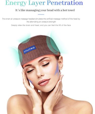Buy Afunso Electric Head Massager | Anti-Migraine & Relaxation Device for Sleep & Stress Relief - Buy Online on GoSupps.com