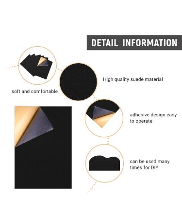HolyMaji Stick-on Faux Suede for Dance Shoes Soles Friction-reducing to Easy Pivoting and Sliding on The Indoor Floor  Self Adhesive Black Suede Sheet Replacement Bowling Shoe Slide Sole - Buy Online on GoSupps.com