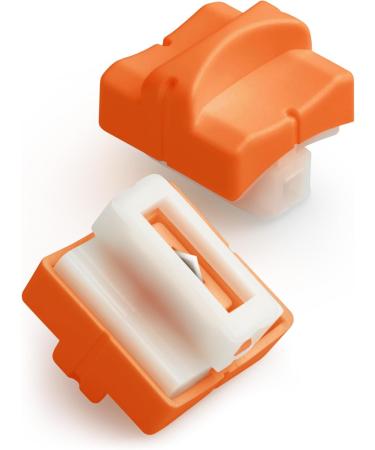 Firbon 2Pcs Refill Blades for A4 A5 Paper Cutter Spring Loaded Safeguard Design Replacement Blade for Paper Trimmers - Orange