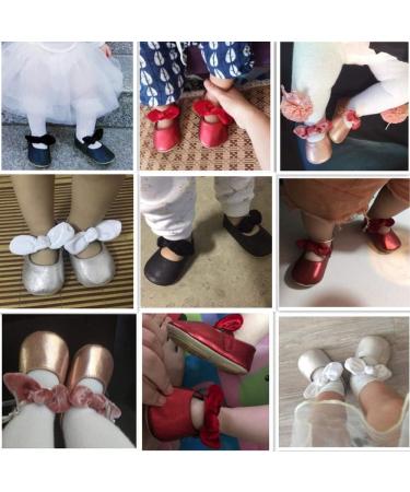 RVROVIC Baby Girl Moccasins | Infant Princess Sparkly Shoes 6-12 Months | Red Toddler Girls Shoes - Buy Online on GoSupps.com