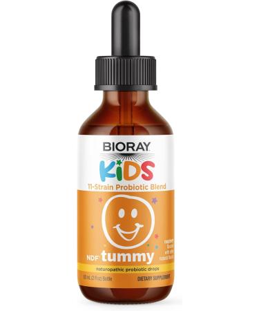 Bioray Kids NDF Belly Balance 11-Strain Probiotic Blend Berry Flavor 2 fl oz (60ml)