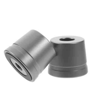 Beatifufu 2 piece of razor base Practical razor holder Razor razor for men home shaver holder Small razor storage stand Small desktop razor base razor aluminum