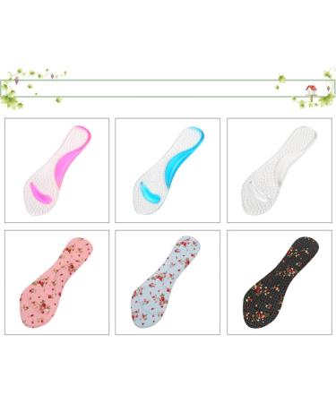 FOMIYES Shoe Pad Cushion Insoles for Women - Clear Footbeds & Heel Inserts for Fasciitis Relief - Buy Online on GoSupps.com