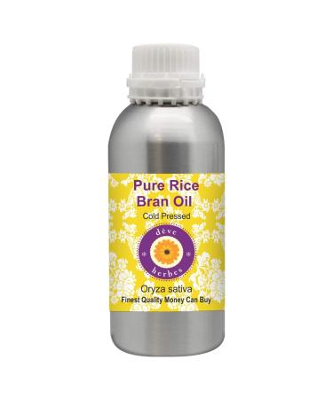 Deve Herbes Pure Huile de Son de riz (Oryza sativa) Press Froid qualit th rapeutique naturelle 1250ml (42 oz)