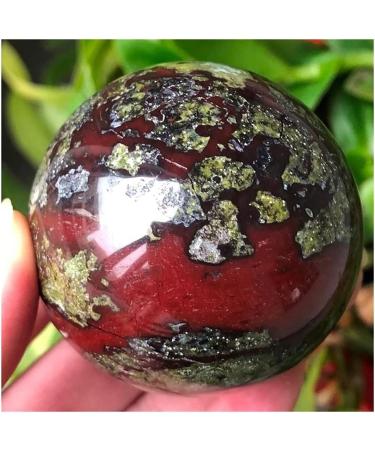 JUKUCKV Dragon Bloodstone Jasper Crystal Sphere Ball - 700g Spiritual Support Gift | International Shipping - Buy Online on GoSupps.com