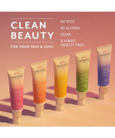 Heritage Store Aura Glow Gel Cream - Hydrating Rose 1.7 oz | Natural Skincare - Buy Online on GoSupps.com