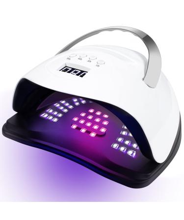 FUNSHOWCASE LED UV Lamp 160W Resin Curing Light Jewelry Casting Kit for Gel Nail Polish 4 Timer Setting Auto Sensor