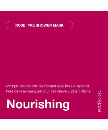 Pom lo+Co. 99.4% Natural Anti-Frizz Mask for up to 30 Shampoos for Very Dry Hair Hair Care for Broken Hair Treatment for Blonde Hair Rose Love / 100 ml - Buy Online on GoSupps.com