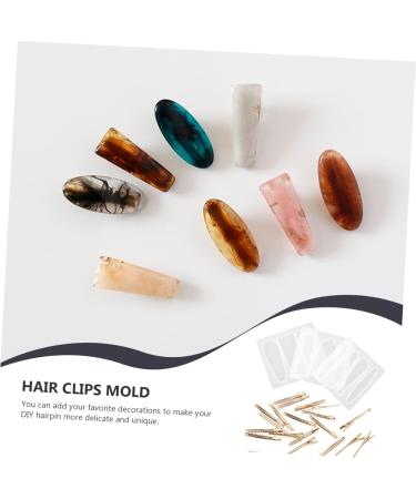 COHEALI 3 Sets Hairpin Mold De Para Gelatinas Hair Pin Resin Molds Hair Pin Mold Crystal Assorted Colorx3pcs 8.7X8cmx3pcs - Buy Online on GoSupps.com