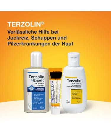 Terzolin Expert Anti-Itching Shampoo | Moisturizing Care for Greasy & Dry Dandruff | 200ml - Sensitive Scalp Relief - Buy Online on GoSupps.com