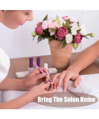 Professional Kolinsky Acrylic Nail Brush Size 10 - Salon Grade Application Brush for Nail Art - Beginner Friendly (Pink-10#) - Buy Online on GoSupps.com