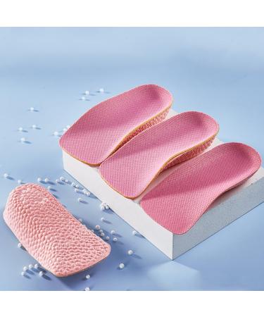 JADE KIT Height Increase Insoles for Women - 0.6IN Pink Orthopedic Gel Cushions for Arch Support & Heel Lift - Size 8-10 - Buy Online on GoSupps.com