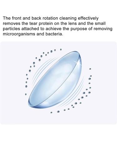 Contact Lens Cleaner Plastic Contact Lens Cleaner Case Drawstring Home Use Blue - Buy Online on GoSupps.com