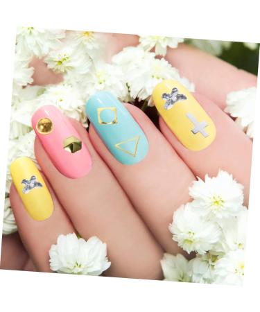 Healeved 36 Boxes Nail Art Accessories Decor Nail Accessories 3d Rivet Nail Art Rhinestone Trim Nail Art Charm Manicures Accessories Nail Art Supplies Plastic Nail Supplies Hollow Out White - Buy Online on GoSupps.com
