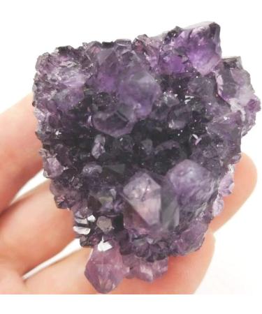 Natural Crystal Rough Small Size Natural Purple Amethyst Quartz Stone Cluster Geode 150G-200G for Decorative1pc 1PC 150g-200g - Buy Online on GoSupps.com