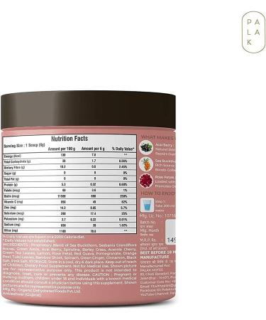 JARA Palak Notes Beauty Care Organic Plant Based Collagen 250 grams Pack of 1 - Buy Online on GoSupps.com