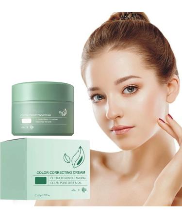 Color Correcting Cream Hydrating Green Cream for Redness Color Correcting Treatment Cream Anti-Red Correcting Cream Soothing Concealer Facial Cream Facial Anti-Red Cream 100g - Buy Online on GoSupps.com