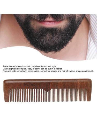 Comb For Men Portable Men's Beard Comb Sandalwood Anti Static Beard Mustache Hair Styling Comb - Buy Online on GoSupps.com