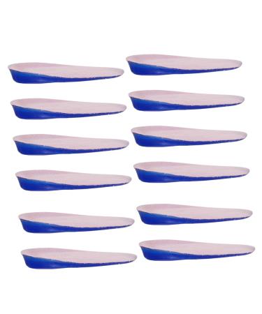FOMIYES 6 Pairs Gel Insole Heel Pad Heel Insole Prevent Sweating Heel Cup Silicone Heel Pad Shoe Bottom Heel Pad Heel Shock-adsorbing Pad Anti-Loose Heel Cup Foot Supply Assorted Color 10.5X6.5X2cm