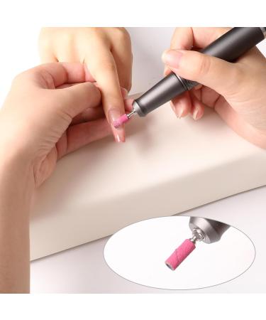 BQAN 240 Grit Sanding Bands for Nail Drills - 100pcs Pink Fine Grit Bands with 3.1mm Mandrel for Acrylic Nails & Gel Manicure - Buy Online on GoSupps.com