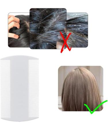 Peigne Poux 6 Pcs Durable Poux Dents Fines Peigne poux Peignes de Dents Double Face en Plastique Poux Dents Fines pour les Enfants les Animaux Domestiques et les Adultes (Blanc) - Buy Online on GoSupps.com