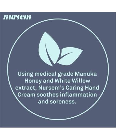 Nursem CARING HAND CREAM 300ml - Fast Absorbing Natural Hand Cream for Very Dry Hands (Fragranced) - Buy Online on GoSupps.com