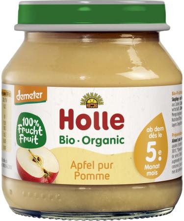 Holle Pure Organic Apple (2 x 125 g) - Buy Online on GoSupps.com